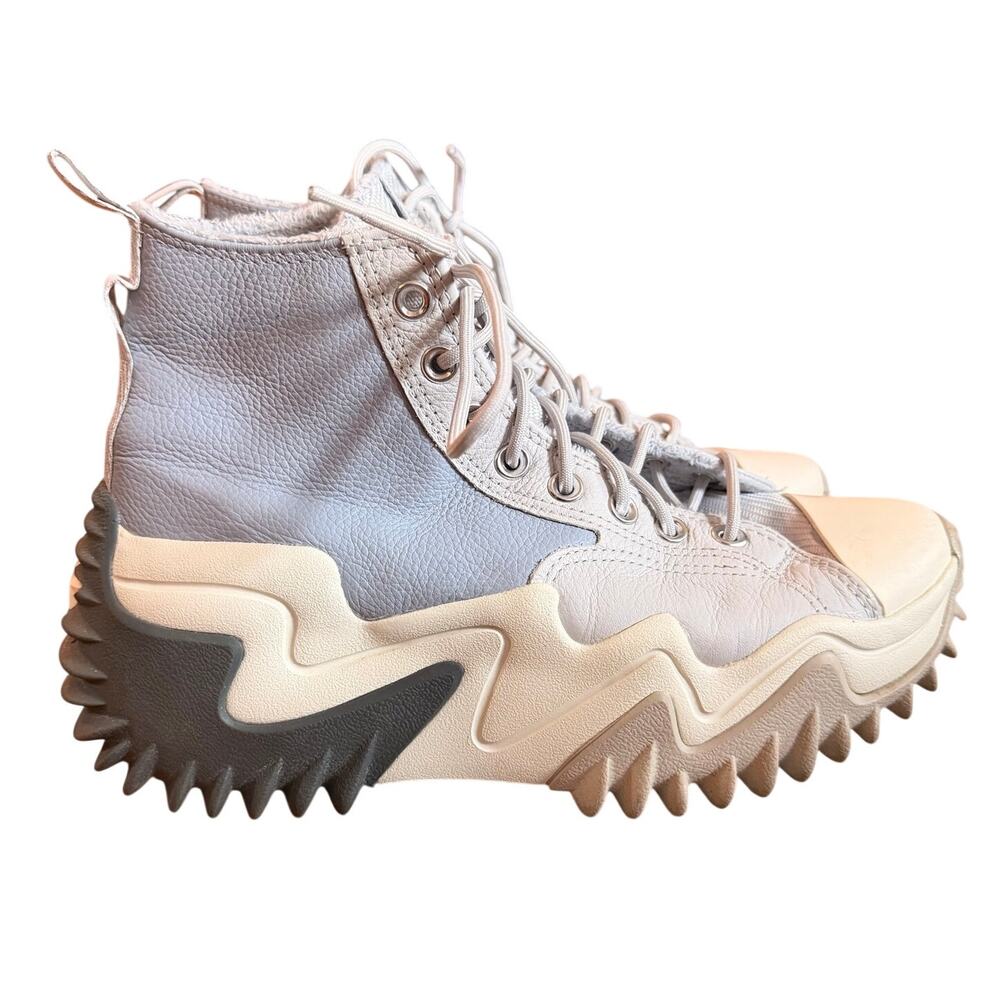 Converse Run Star Motion High "Gravel Stone" Chunky Platform Sneakers W10 / M8.5 - Picture 2 of 10